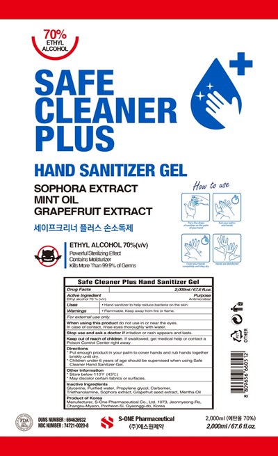 2000ml Ndc: 74721-0020-8 Label (08 Safe Cleaner Plus 2000ml Label)